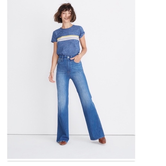 Madewell Denim - Madewell 11" High-Rise Flare Jeans